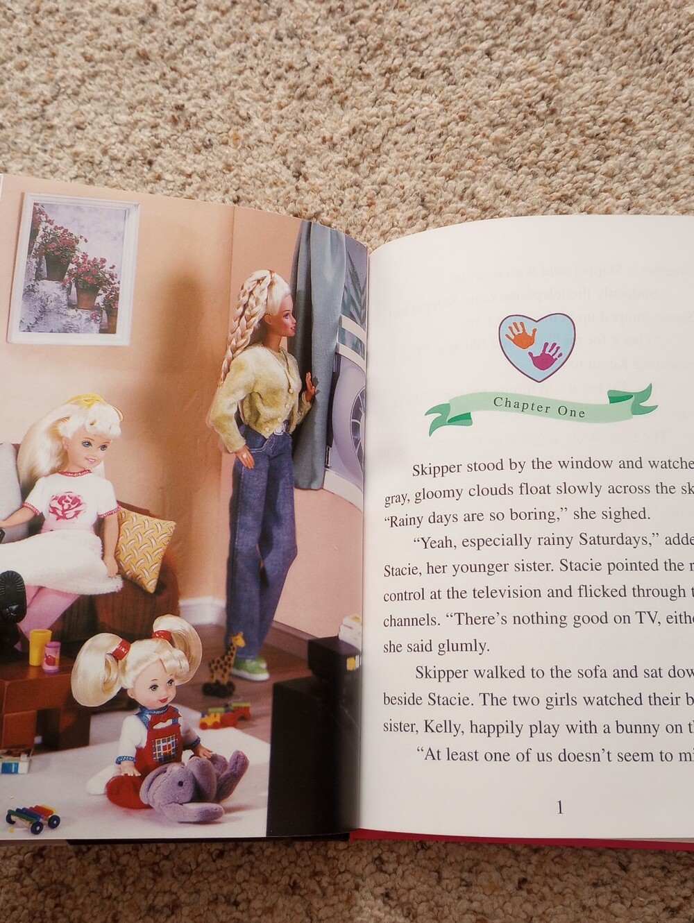 2 Barbie Books Three Cheers For Becky Skipper's Baby-sitting Blues Kids Read - Picture 3 of 7